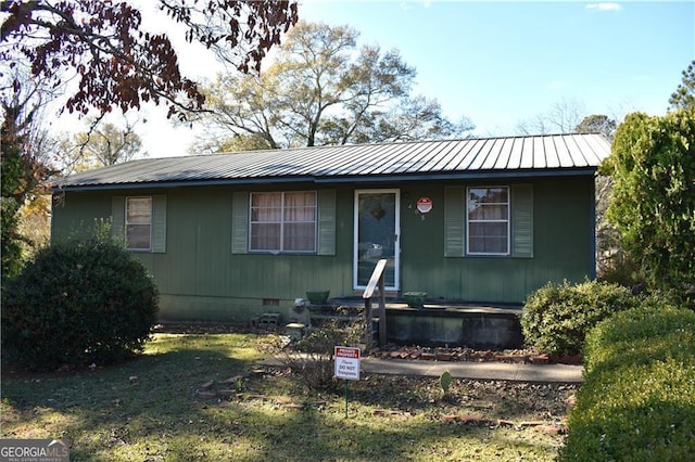 view of front of home