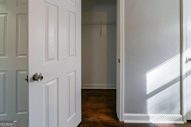 view of closet