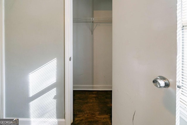 view of closet