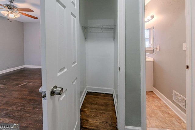 view of closet