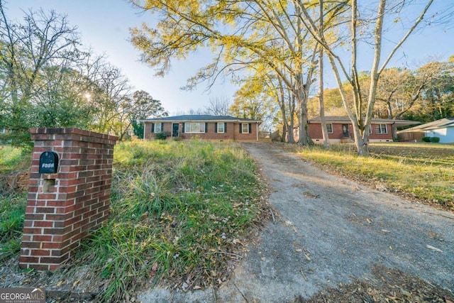 view of front of house