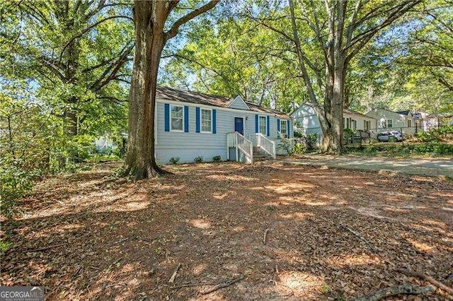 view of front of home