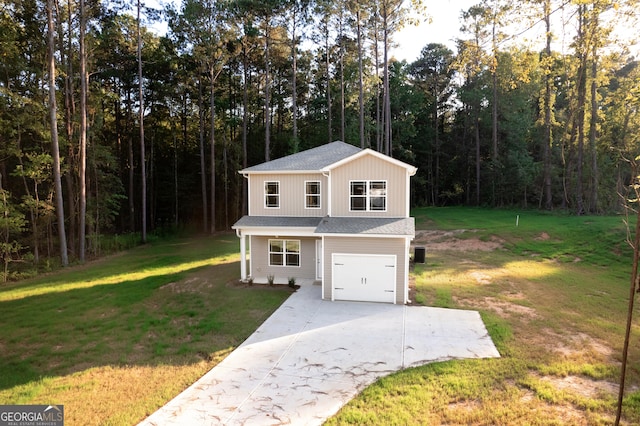 view of outbuilding with a lawn