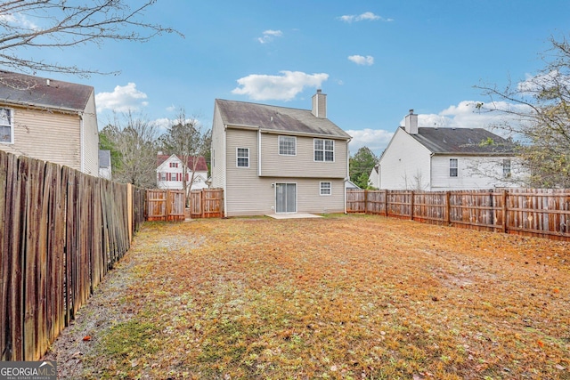 view of back of property