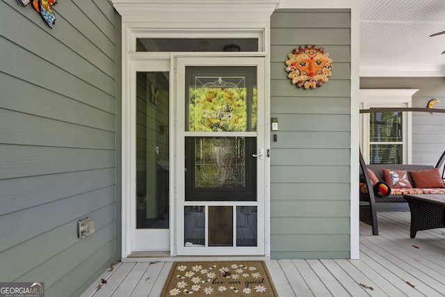 view of property entrance