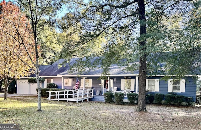 view of ranch-style home