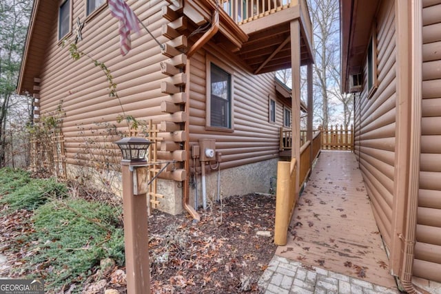 236 William Branch Rd, Morganton, GA 30560 - view of home's exterior with log exterior