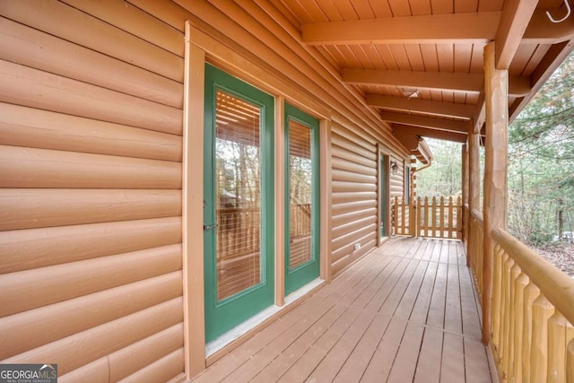 236 William Branch Rd, Morganton, GA 30560 - view of deck