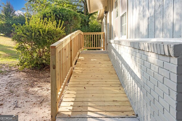 entryway featuring hardwood / wood-style flooring