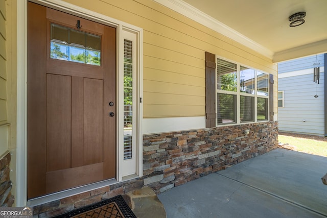 view of entrance to property