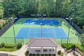 view of tennis court