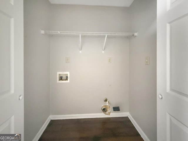 laundry area with washer hookup