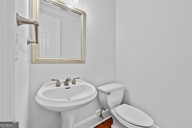 bathroom with toilet