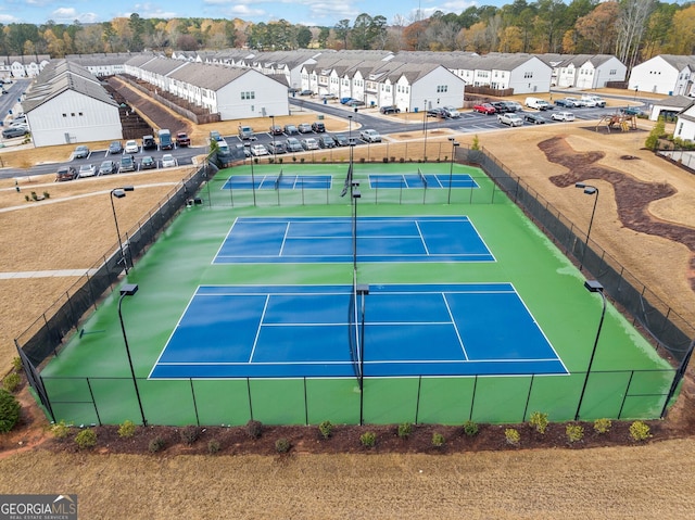 view of sport court