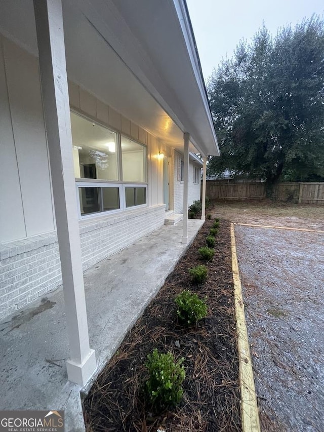 exterior space featuring a patio