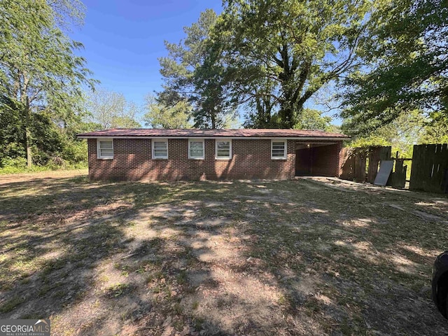 view of rear view of house