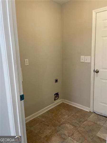 laundry room featuring hookup for an electric dryer