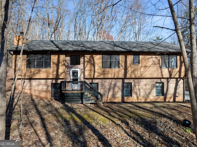 view of rear view of house