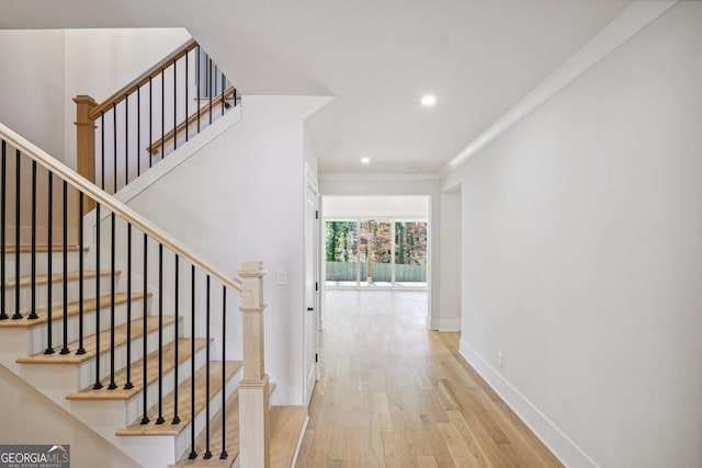 interior space featuring light hardwood / wood-style flooring