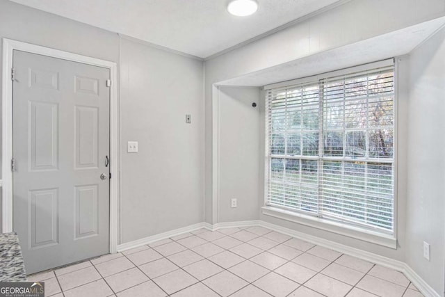 tiled foyer entrance featuring a wealth of natural light