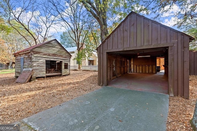 view of outbuilding