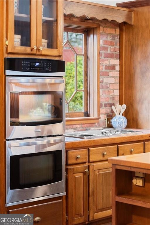 kitchen featuring double oven