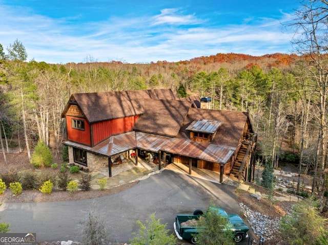 view of front of property