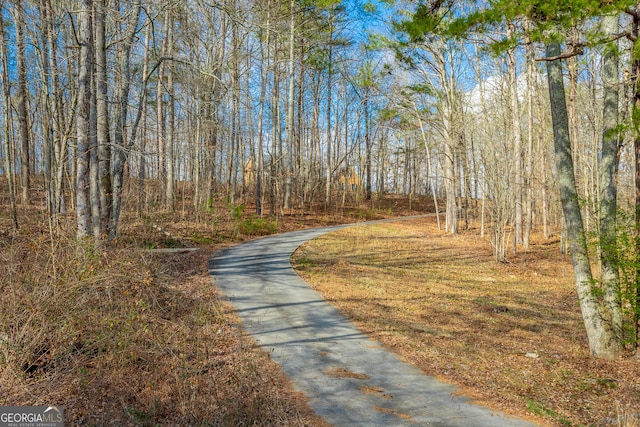 view of road