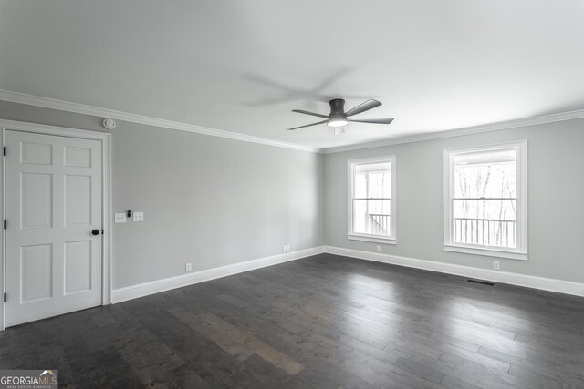 spacious closet with dark hardwood / wood-style floors