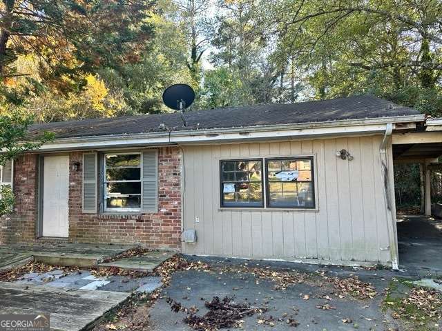 view of home's exterior featuring a patio