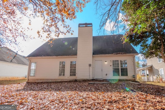 view of rear view of house