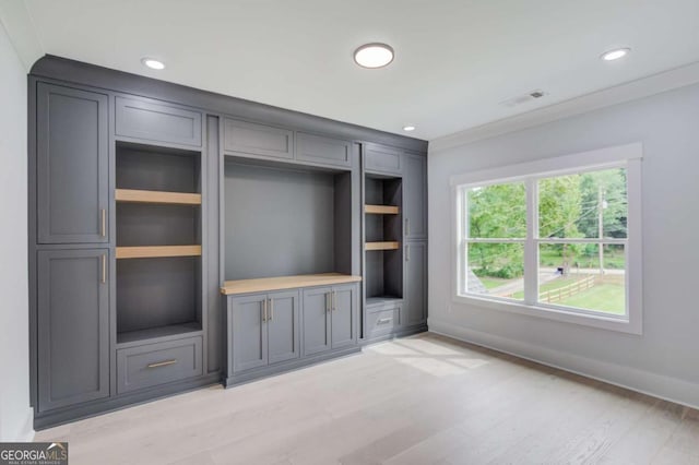2626 Sardis Way, Buford, GA 30519 - unfurnished living room featuring baseboards, recessed lighting, and light wood-style floors