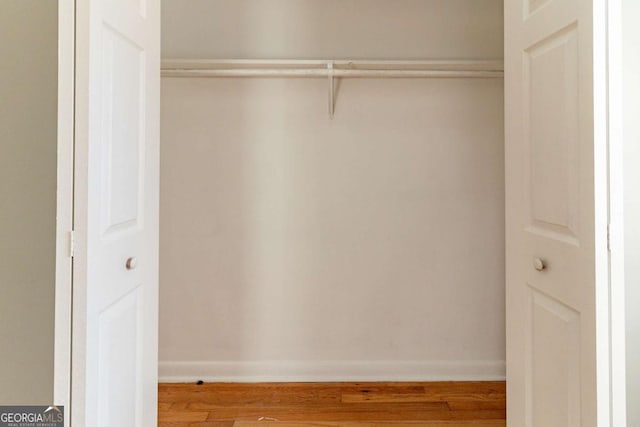 view of closet