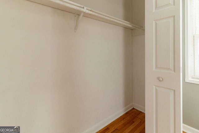 view of closet