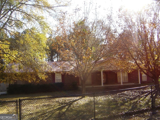 view of home's exterior