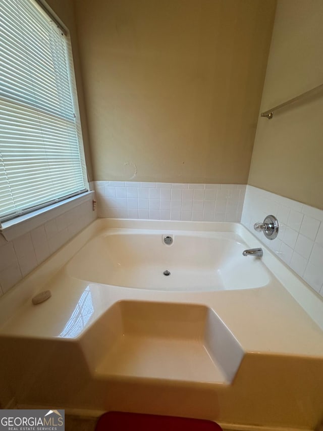 bathroom with a bathing tub