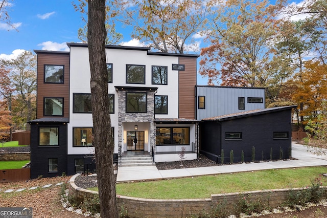 view of rear view of property