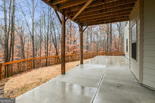 view of patio