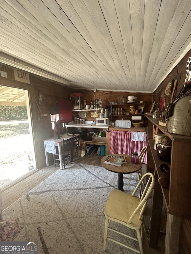 40 Allgood Rd, Carlton, GA 30627 - bathroom with wood finished floors, vanity, toilet, and a high ceiling