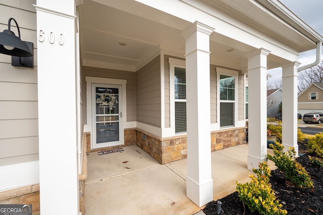 view of entrance to property