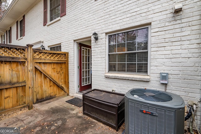 view of patio / terrace with cooling unit