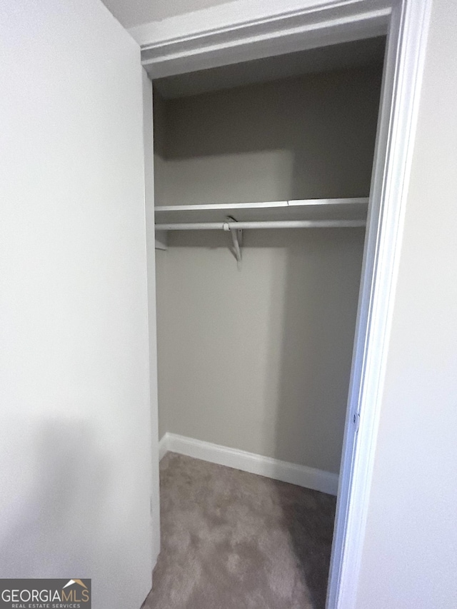 view of closet