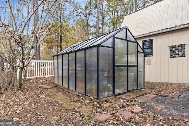 view of outbuilding