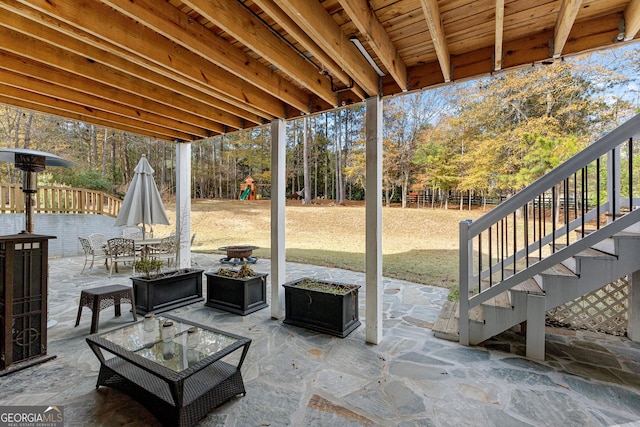 view of patio