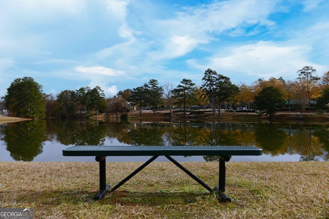 property view of water