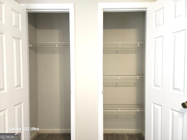 view of closet