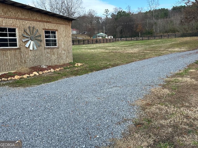 view of yard