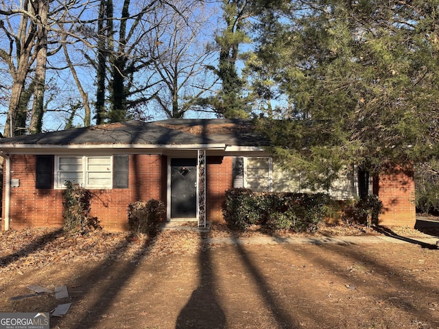 view of front of home