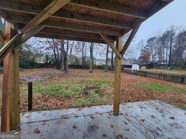 view of patio