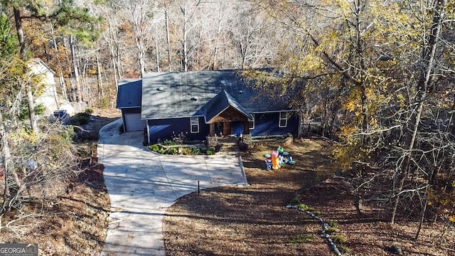 view of front of home